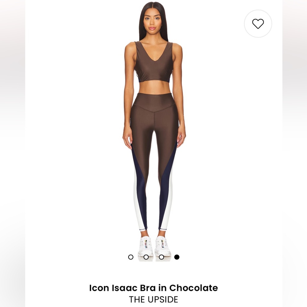 NWT The Upside 2Piece Icon Isaac SET in Chocolate